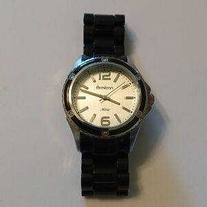 Armitron Now Women's Stainless Steel Black Bracelet Watch Y121E WR 100FT